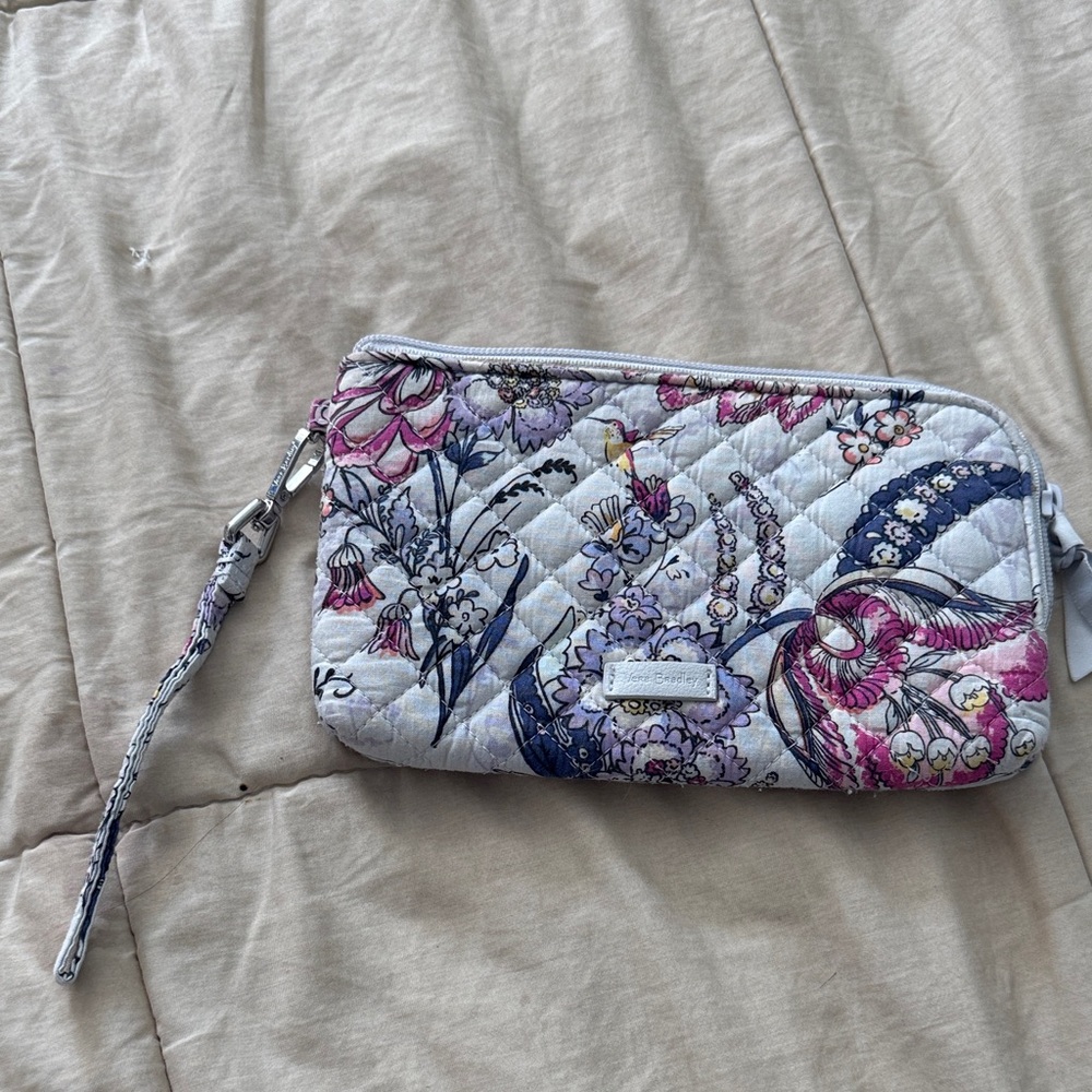 Vera Bradley Multicolor Floral Quilted Wristlet